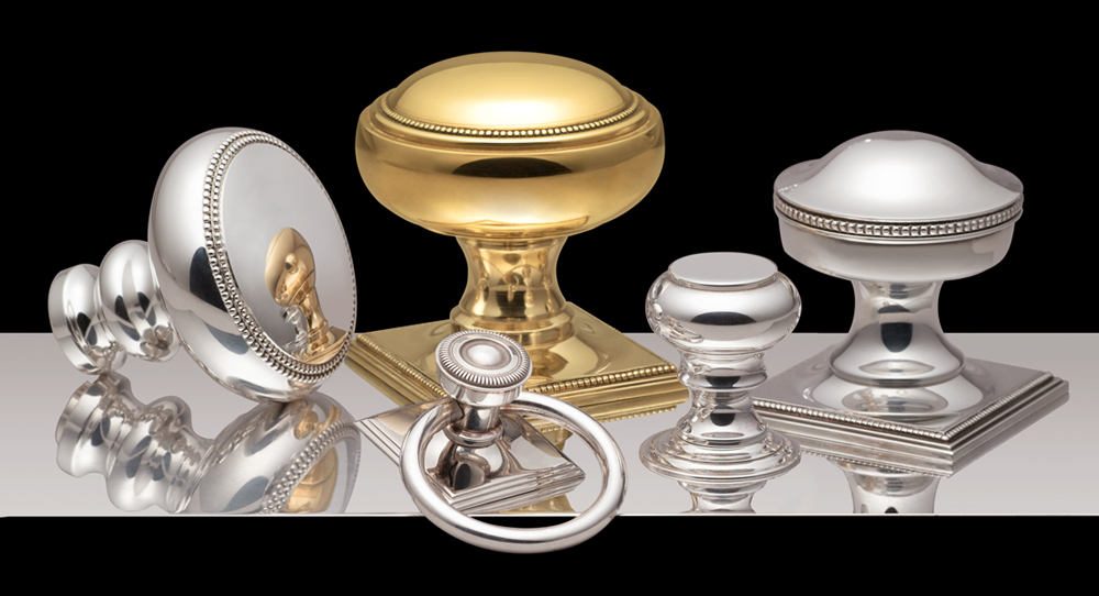 H Theophile Classical knob and cabinet pull designs