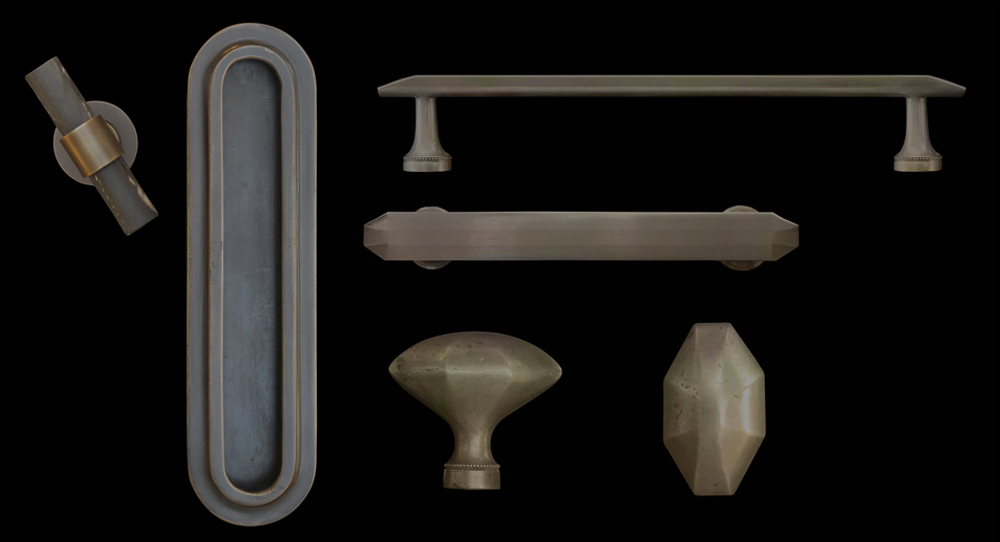 H Theophile Historical and eclectic cabinet pulls